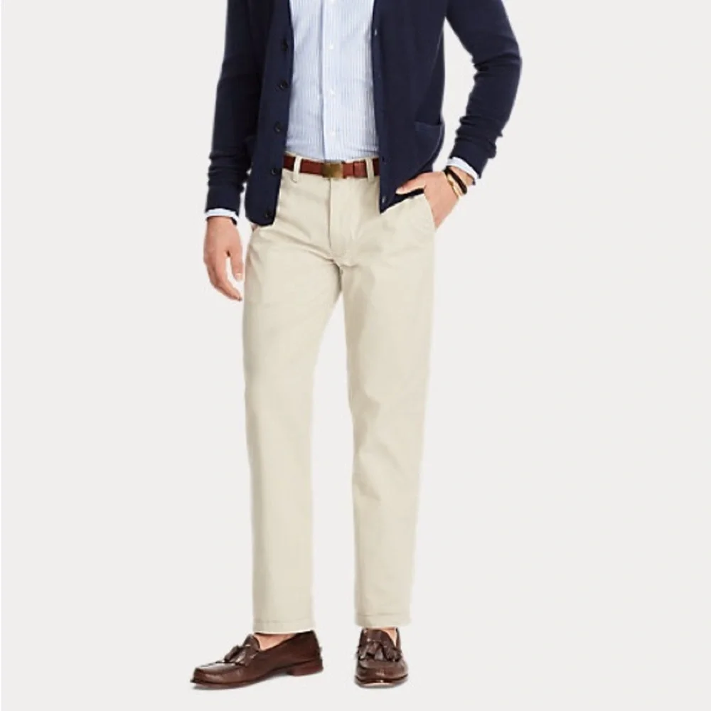 The Polo Chino Ralph Lauren Classic Cotton Twill Khaki Size 50/30